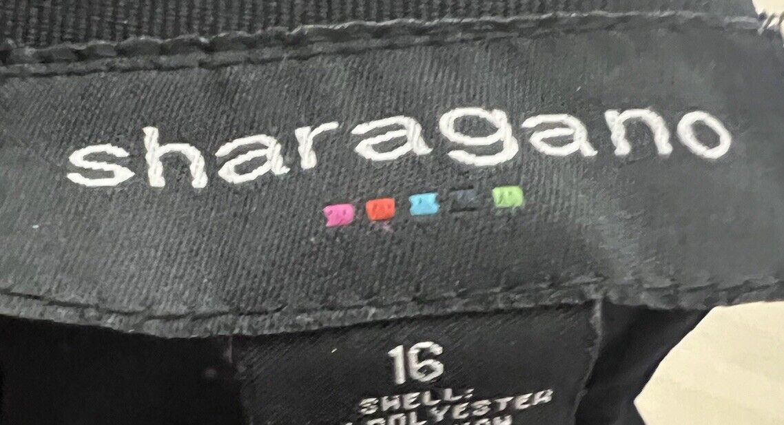 Sharagano Skirt Womens Size 16 Black