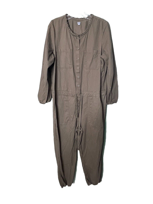 Aerie Women’s Long Sleeves Jumpsuit Romper Pockets Size Large