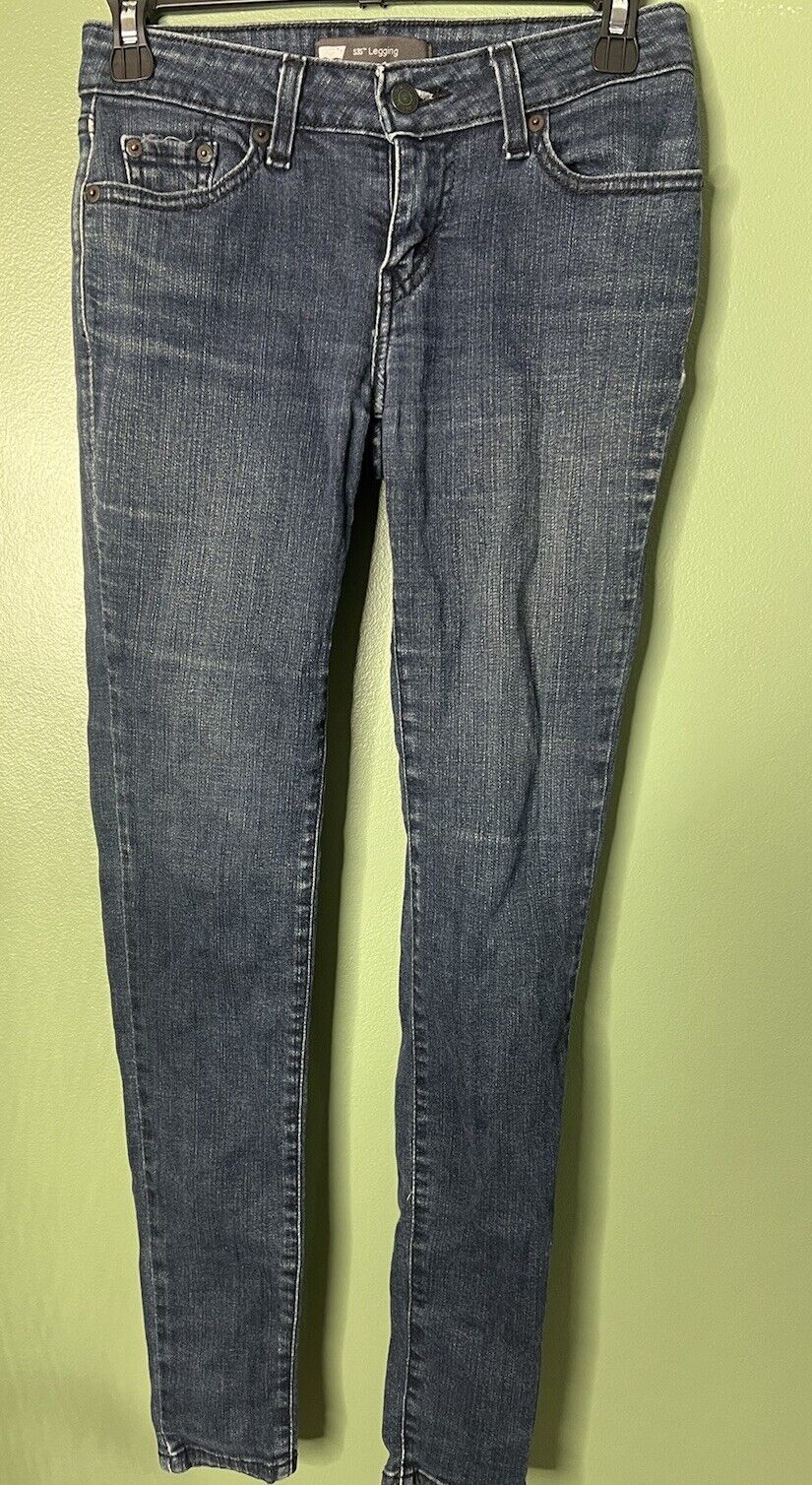 LEVI'S 535 JEANS Womens 3M Legging Denim Blue