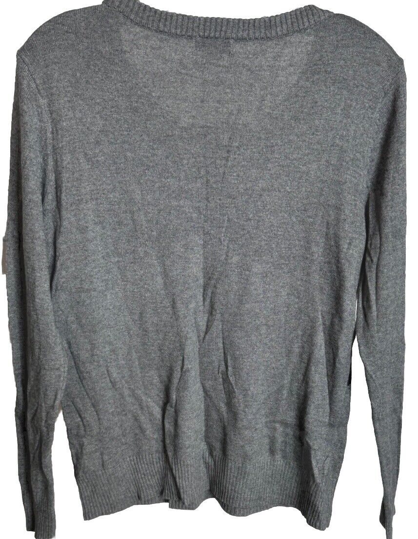 Merona Sweater Top Women's Size XL Maroon Light Weight Long Sleeve Cotton Blend