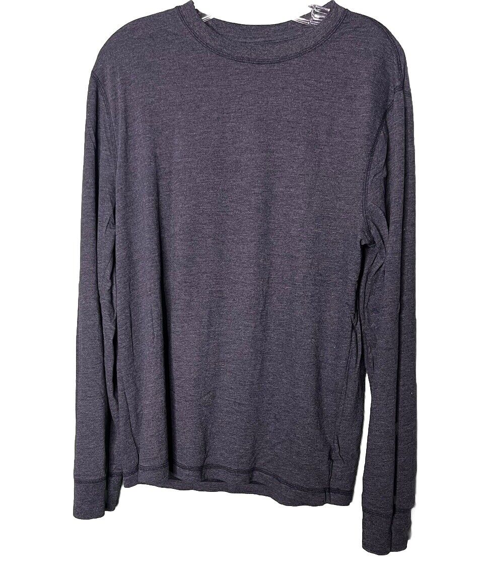 Classic Men's Shirt, Long Sleeve Classic Crew Neck Large