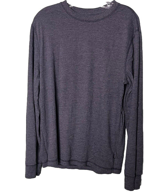 Classic Men's Shirt, Long Sleeve Classic Crew Neck Large
