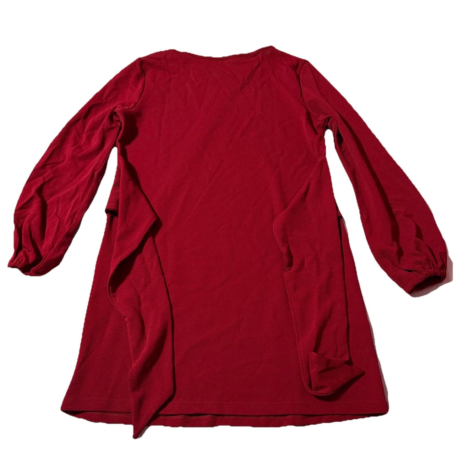 Pretty Garden Womens Dress - Wine Red - S