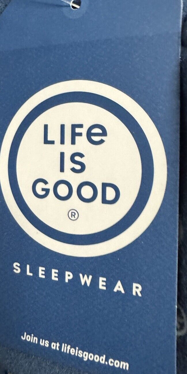Life Is Good Plaid Drawstring Pocket Classic Sleep Lounge Pants S