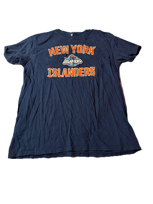 Men's Navy New York Islanders Special Edition Victory Arch T-Shirt L