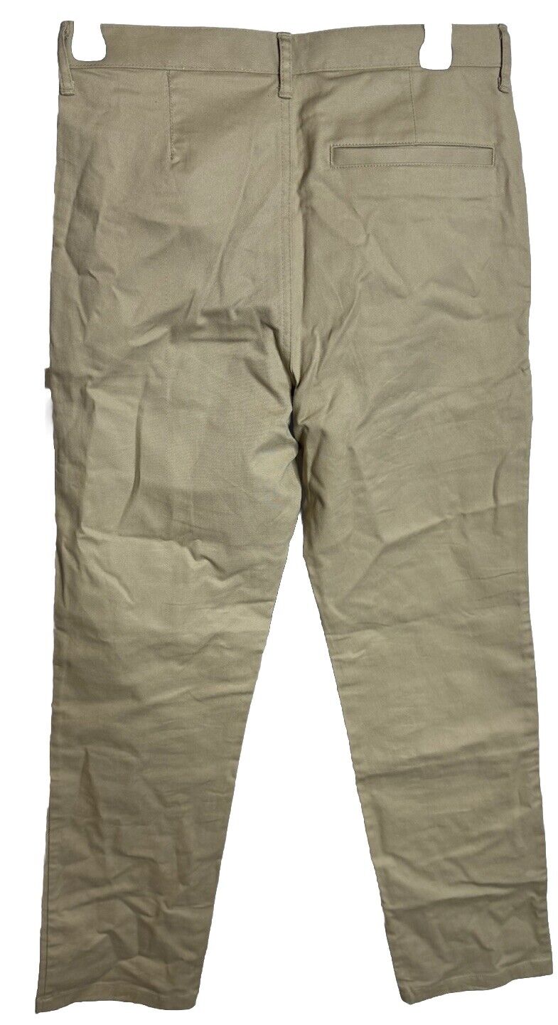 Old Navy Womens Pants Beige Size 16 Chino High Rise Straight Cotton Blend