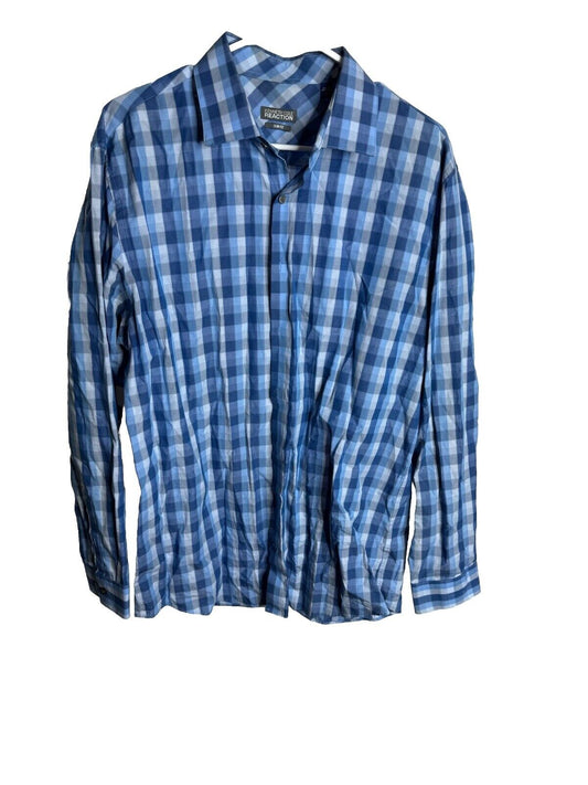 Kenneth Cole Dress Shirt Size 16.5 34-35 Button Down Long Sleeve