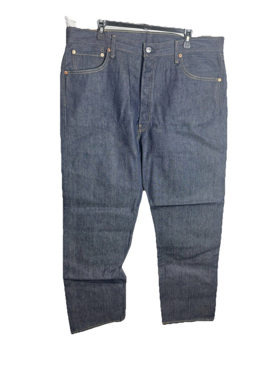 Levi's Men's Original Straight Leg Blue Denim Jeans 38x32