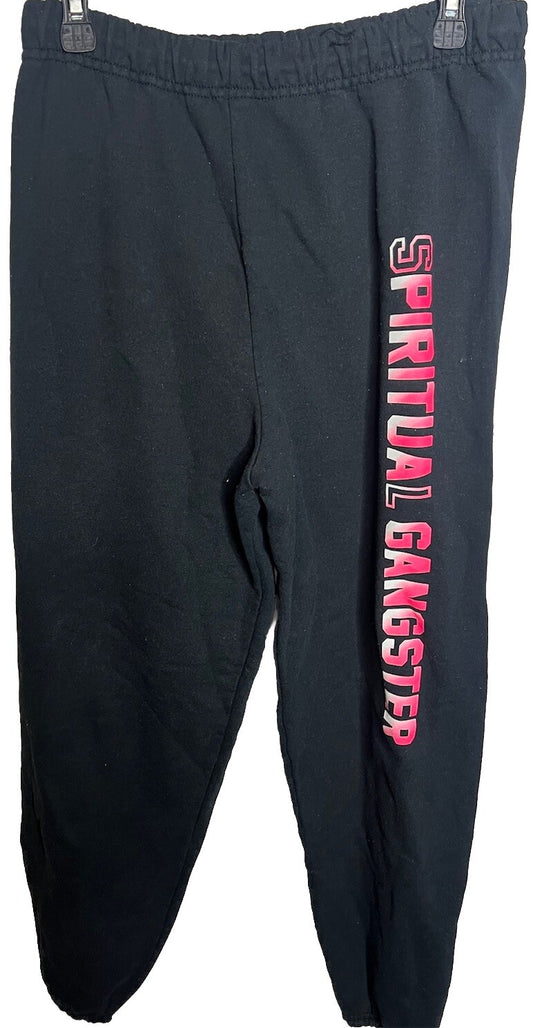 Spiritual Gangster Sweatpants. Black. Size Small