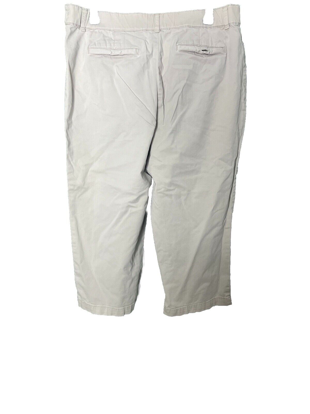Croft Barrow Women Pants Chino The Effortless Stretch Capri Size 12