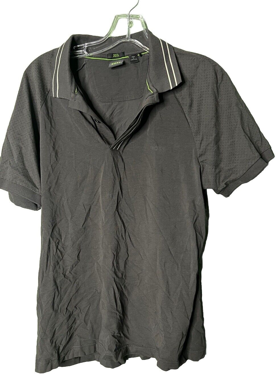 HUGO Boss Shirt Men's Large Short Sleeve Regular Fit Polo