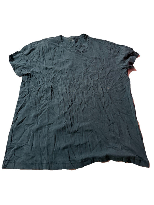 Mens J. Crew Broken - Blue V Neck T-Shirt Size XL Active Camp Preppy