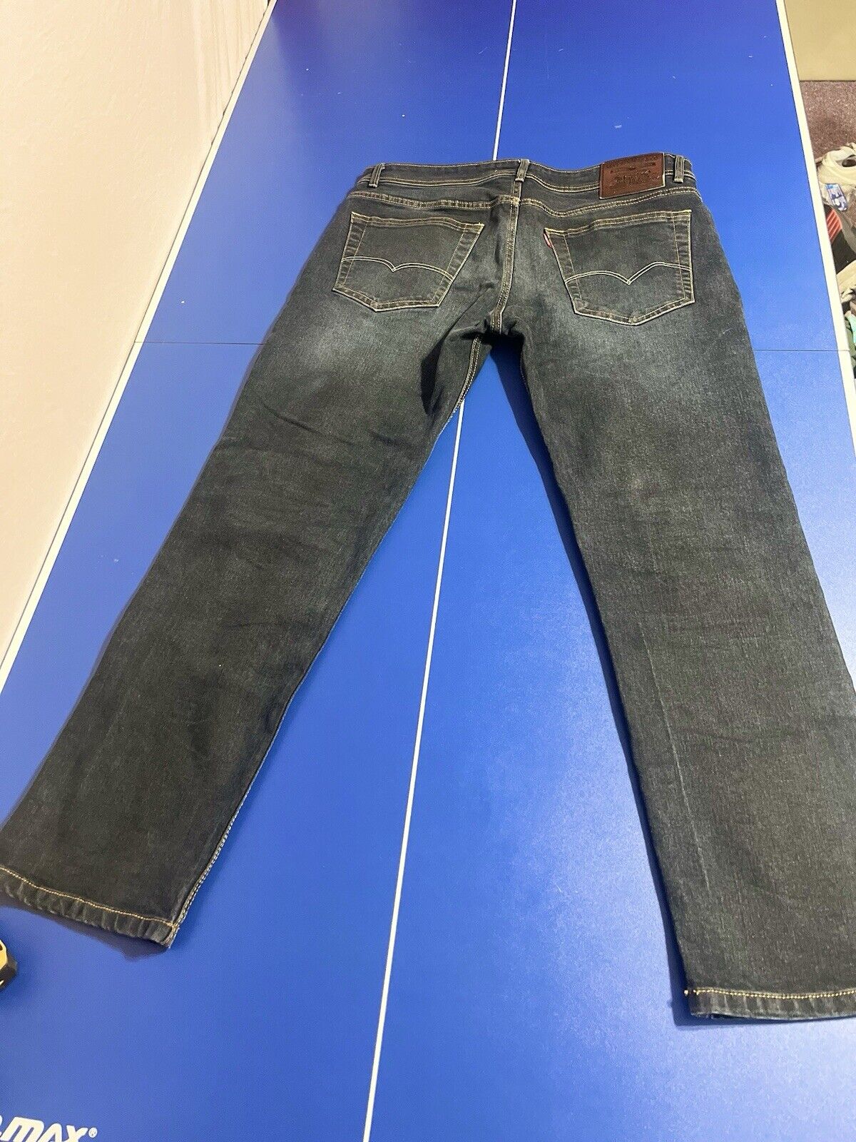 Levi's Narrow Fit Pants Mens 36 x 30 Regular Fit Straight Leg Blue Denim Jeans