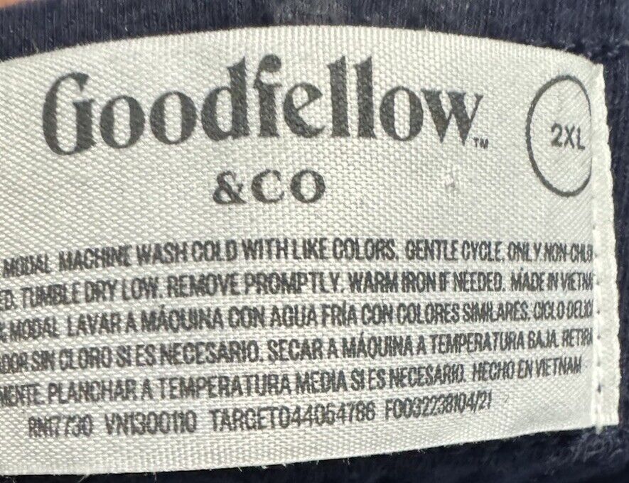 Goodfellow Mens Microfleece Pajama Pants Pockets XXL