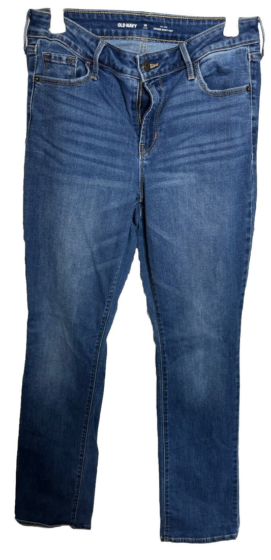 Vintage Old Navy Size 10 Long Jeans Low Rise Waist
