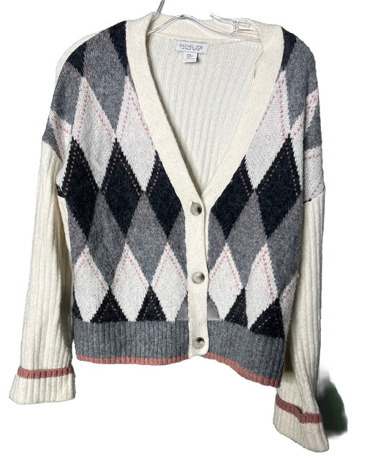 Rachel Zoe -Hi-Lo Oversized Cardigan- 3 Button- Size Medium