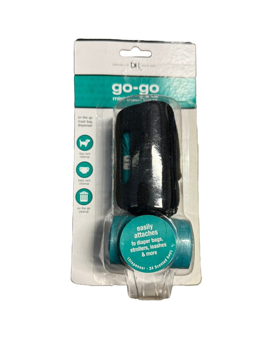 Go-go Mini Trash Bag Disposable Diaper Roll Garbage Travel Trash Bag with Holder