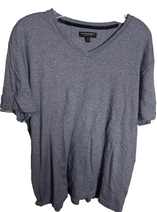 Banana Republic Men’s  Short Sleeve V-Neck T-Shirt Light Blue Size XL
