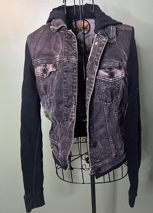 AMERICAN EAGLE Jean Jacket S / P Denim Button Up
