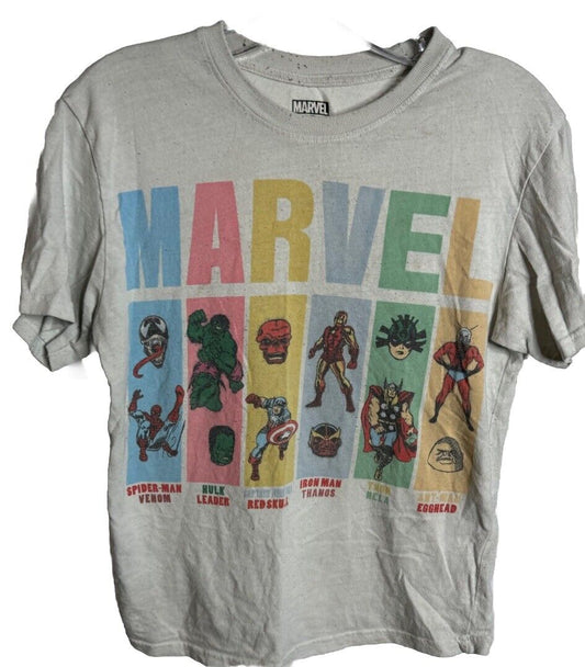 Marvel Shirt Mens Large Gray Comic Book Tee