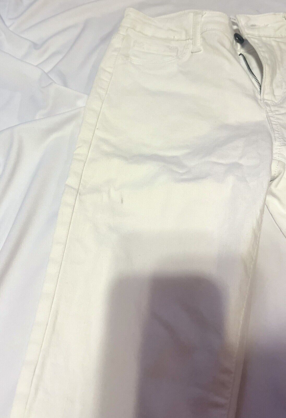 CELLO Jeans, Mid Rise Crop Skinny, Deluxe Comfort stretch, Girls Size 01, White
