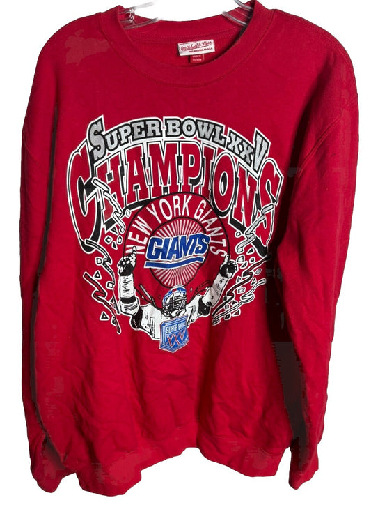 Vintage New York Giants 1990 Super Bowl XXV Champs Sweatshirt Size XL
