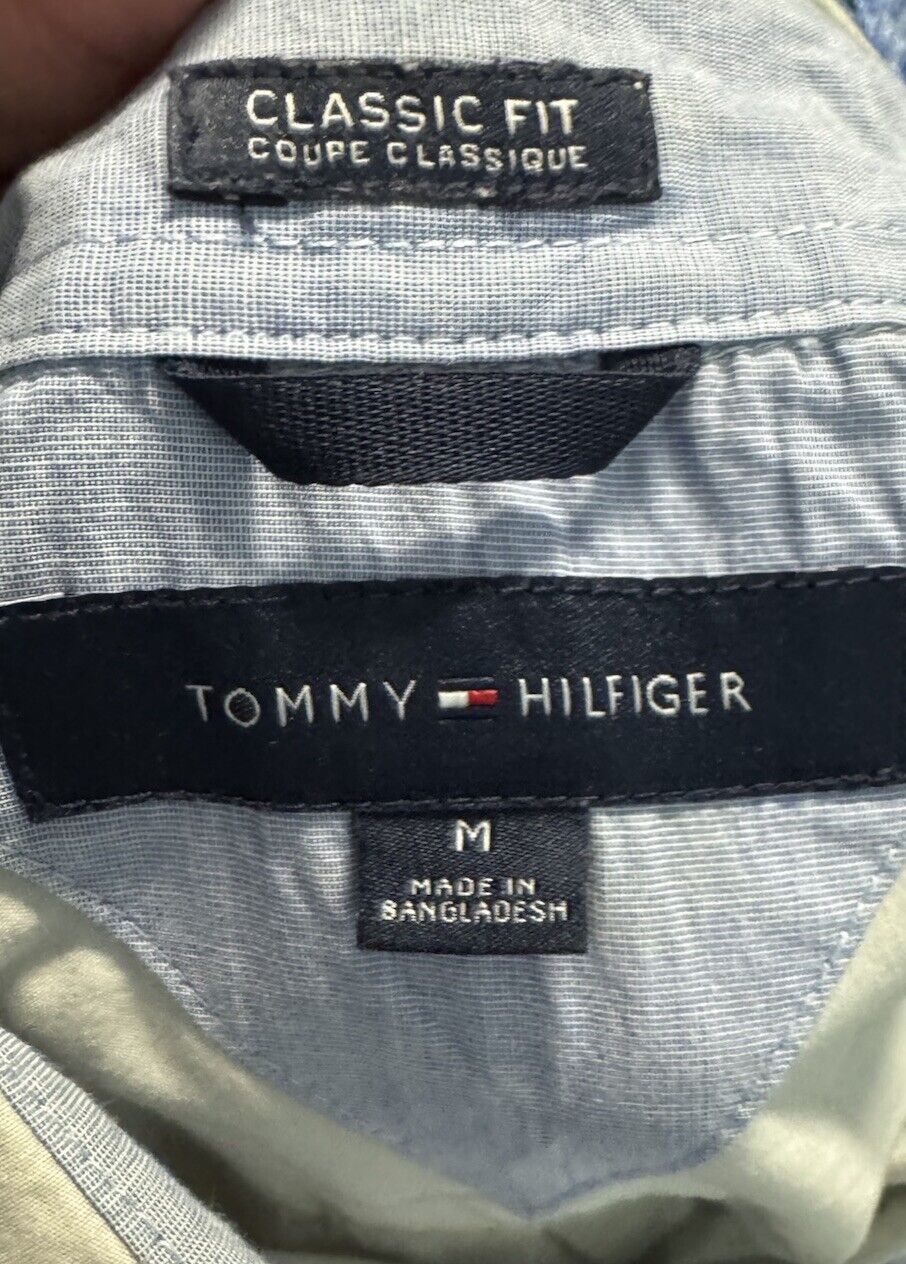 Tommy Hilfiger Button Down Shirt Men’s Medium  Long Sleeves