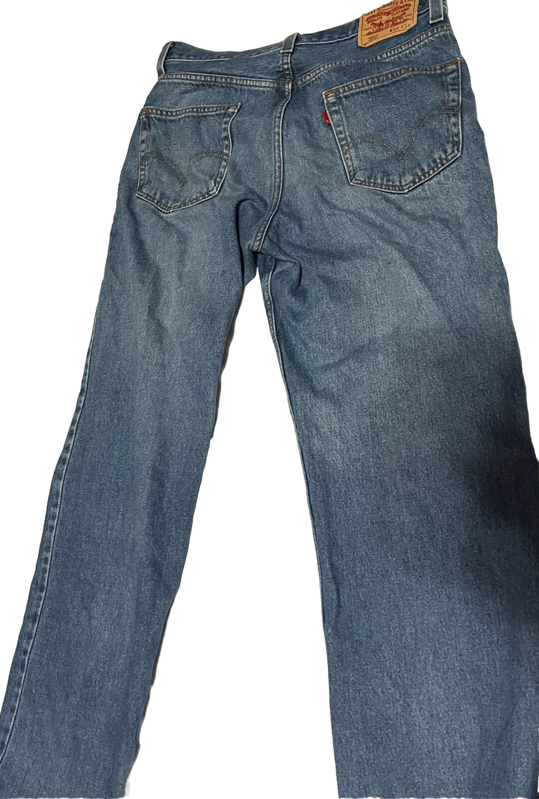 Levi’s men's 550 relaxed fit jeans, Size 34x34