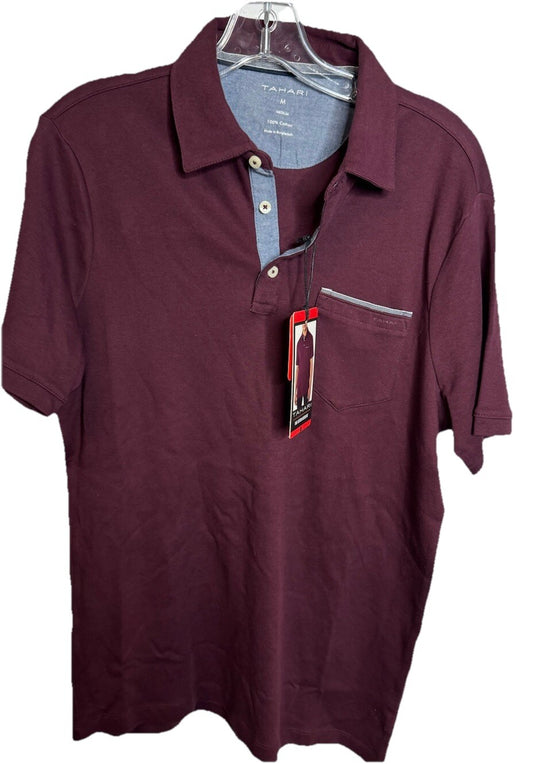 Tahari Mens Polo Shirt Medium New