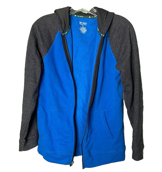Tek Gear Ultra Soft Fleece Full Zip Hoodie Jacket Men's XL
