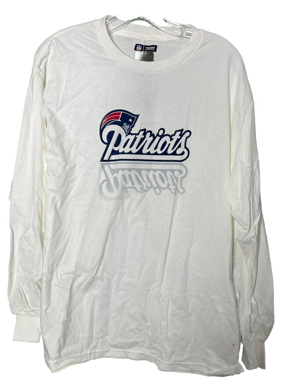 New England Patriots T-Shirt Large NFL Team Apparel/ New With Defects