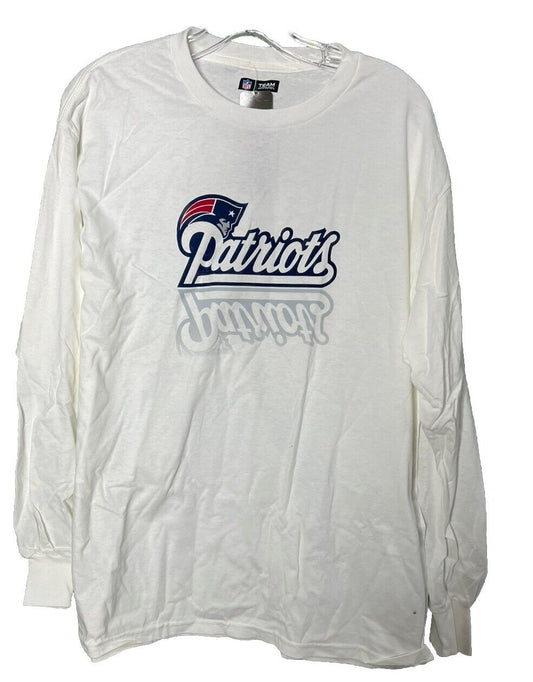 New England Patriots T-Shirt Large NFL Team Apparel/ New With Defects