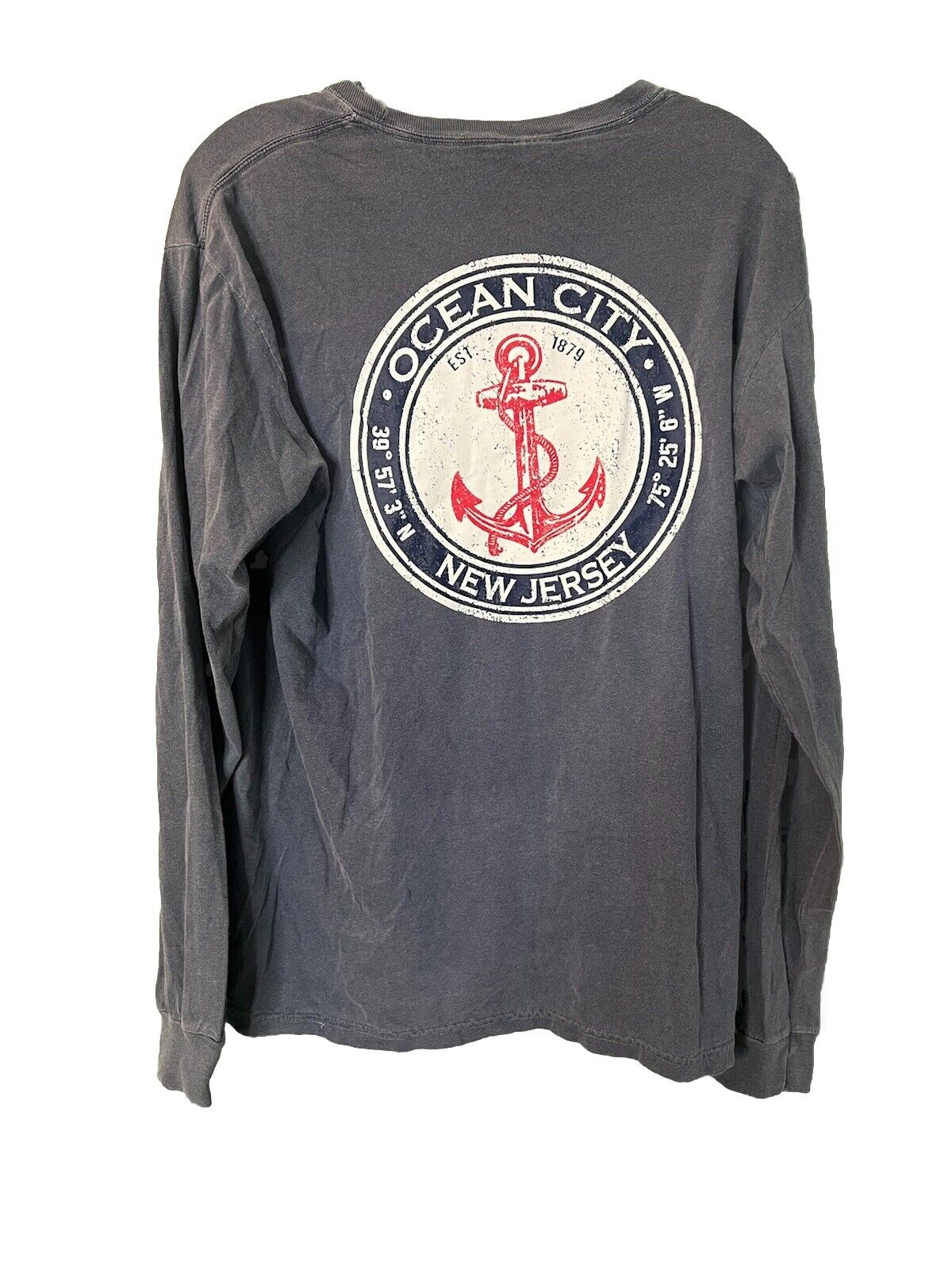 Ocean City NJ Long Sleeve Tee - Men's Medium