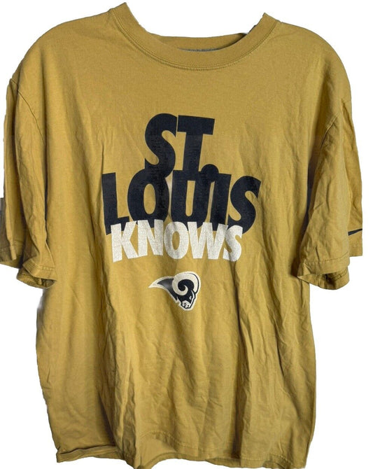 Nike NFL St Louis Rams Short Sleeve T-Shirt Men's Size XL