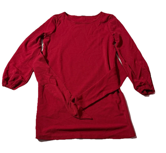 Pretty Garden Womens Dress - Wine Red - S