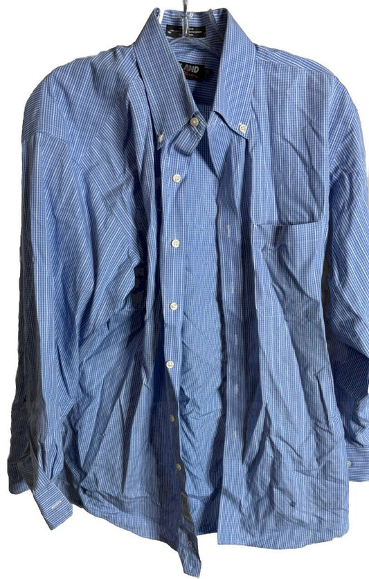 Kirkland Signature Mens Button Down Shirt Size 16.5 32