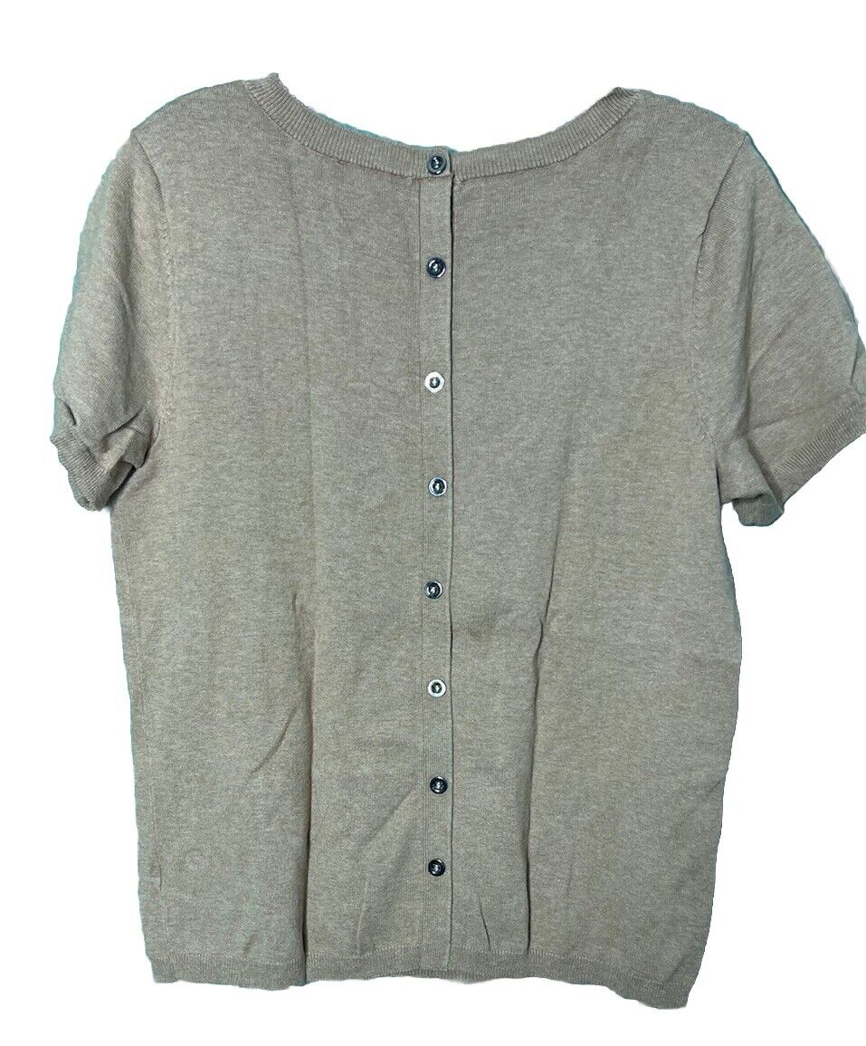 The Limited Womens Top Shirt Medium Short Sleeve Button Up