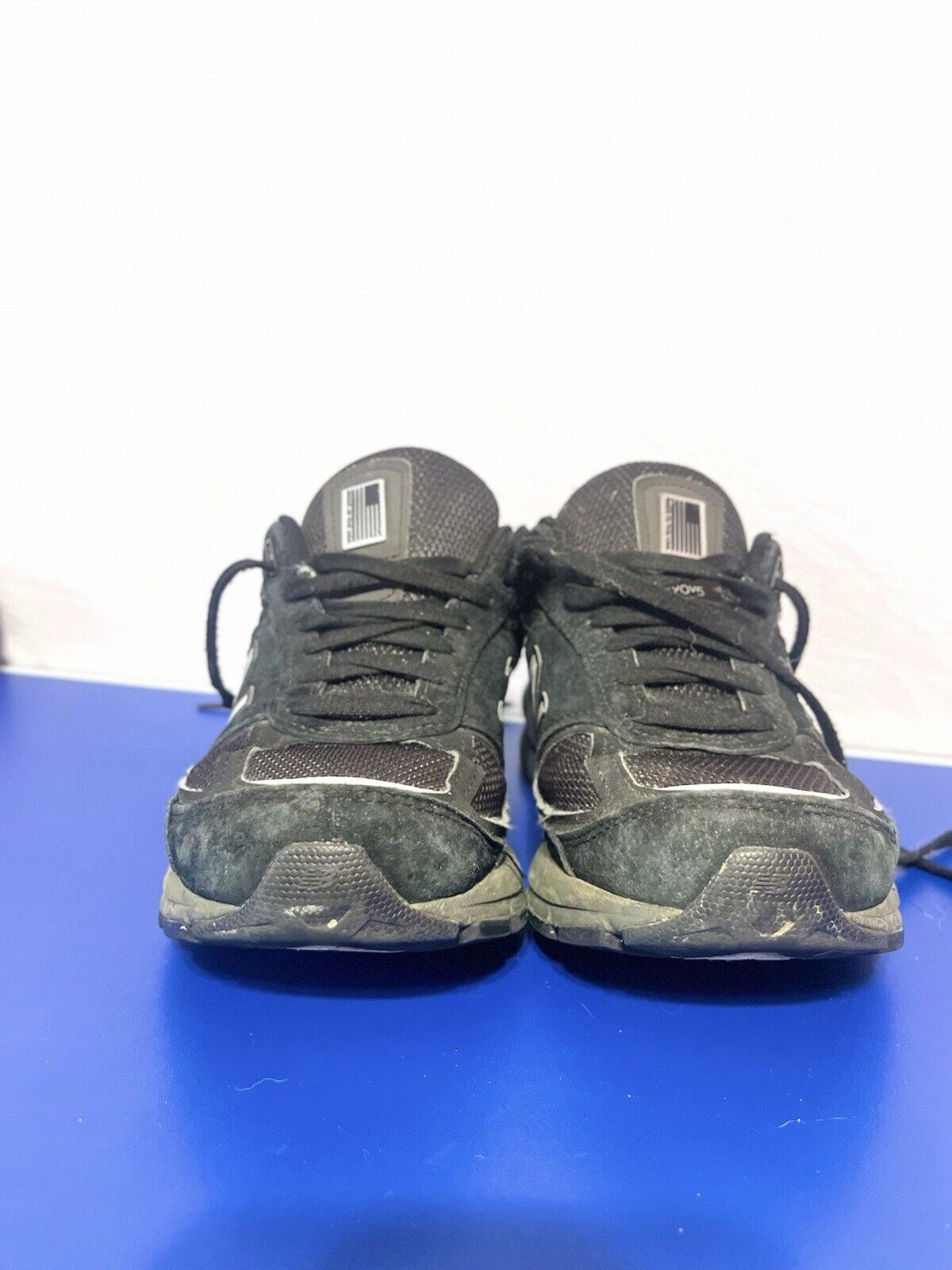 New Balance Womens 990 V5 Black Running Shoes Sneakers Size 9 USA