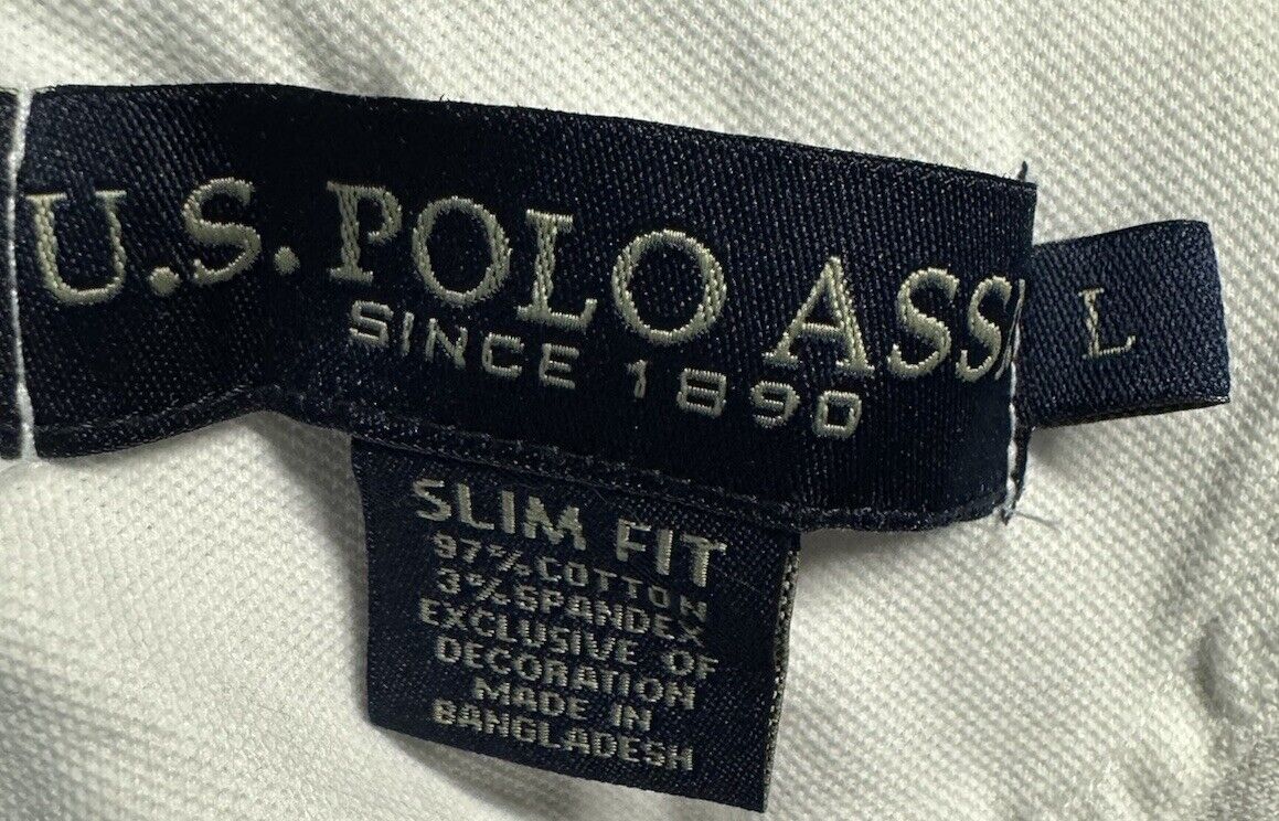 US Polo Association Shirt Mens Large  Short Sleeve Polo