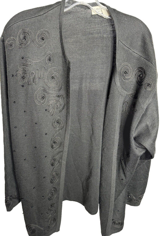 Elizabeth by Liz Claiborne Victorian Long Sleeve Cardigan Sweater 1