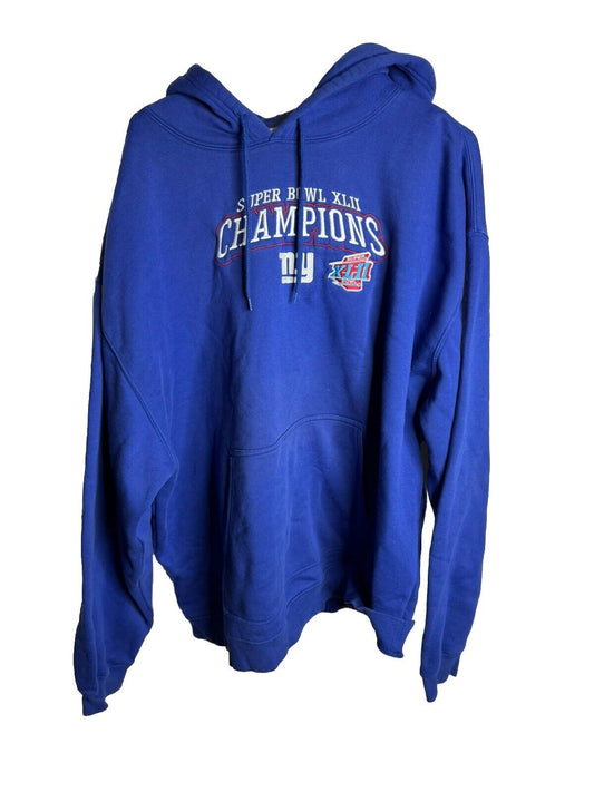 New York Giants Super Bowl 46 Men’s Hoodie- 2XL