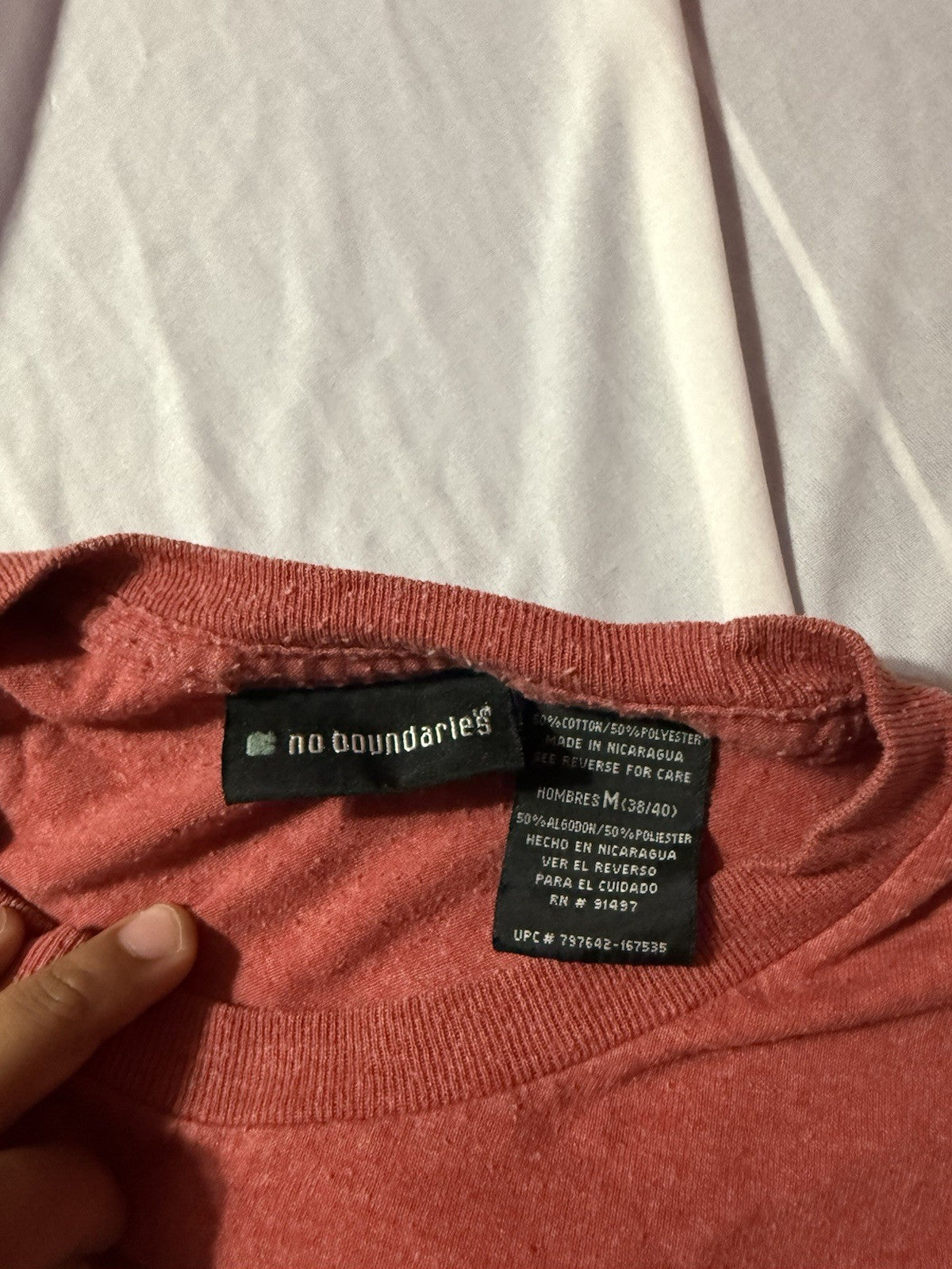No Boundaries Twisted Men T Shirt Size M