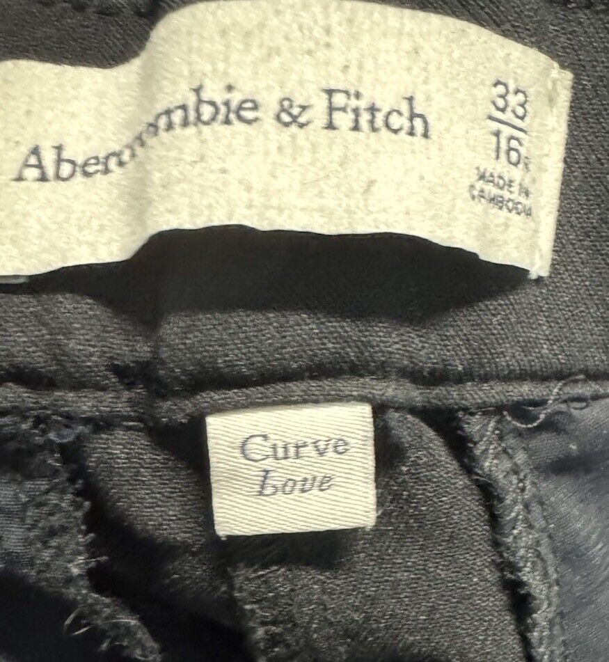 Abercrombie & Fitch Dress Pants Size 33 16R Ultra High Wide Leg
