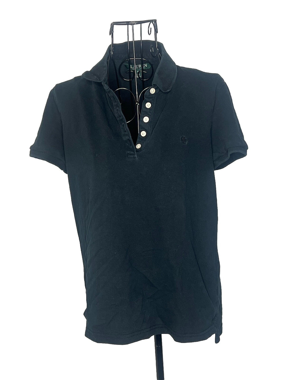 Polo Ralph Lauren Men's Size Medium Polo Shirt Short Sleeve Shirt Dark Blue