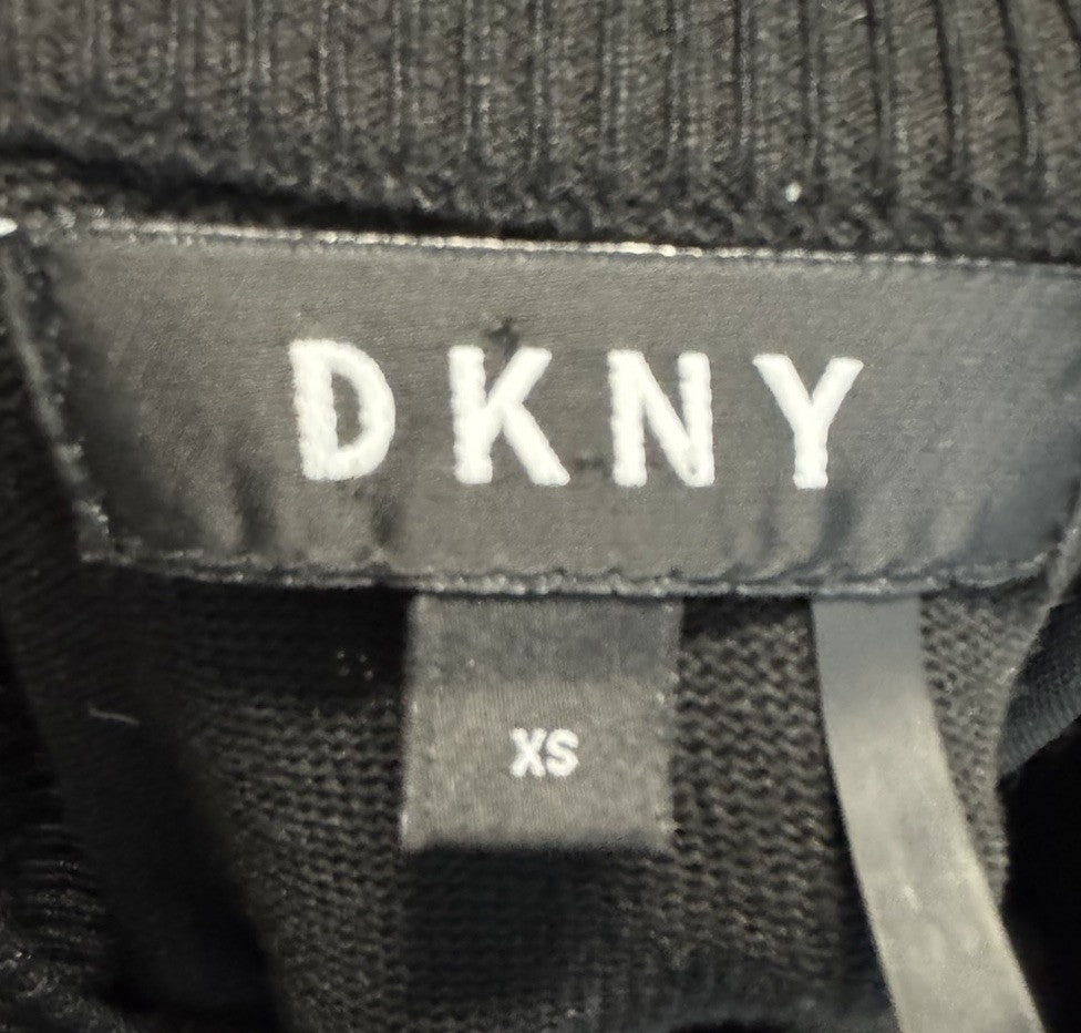 DKNY Sweater Women's XS Black Sport Oversized Pullover