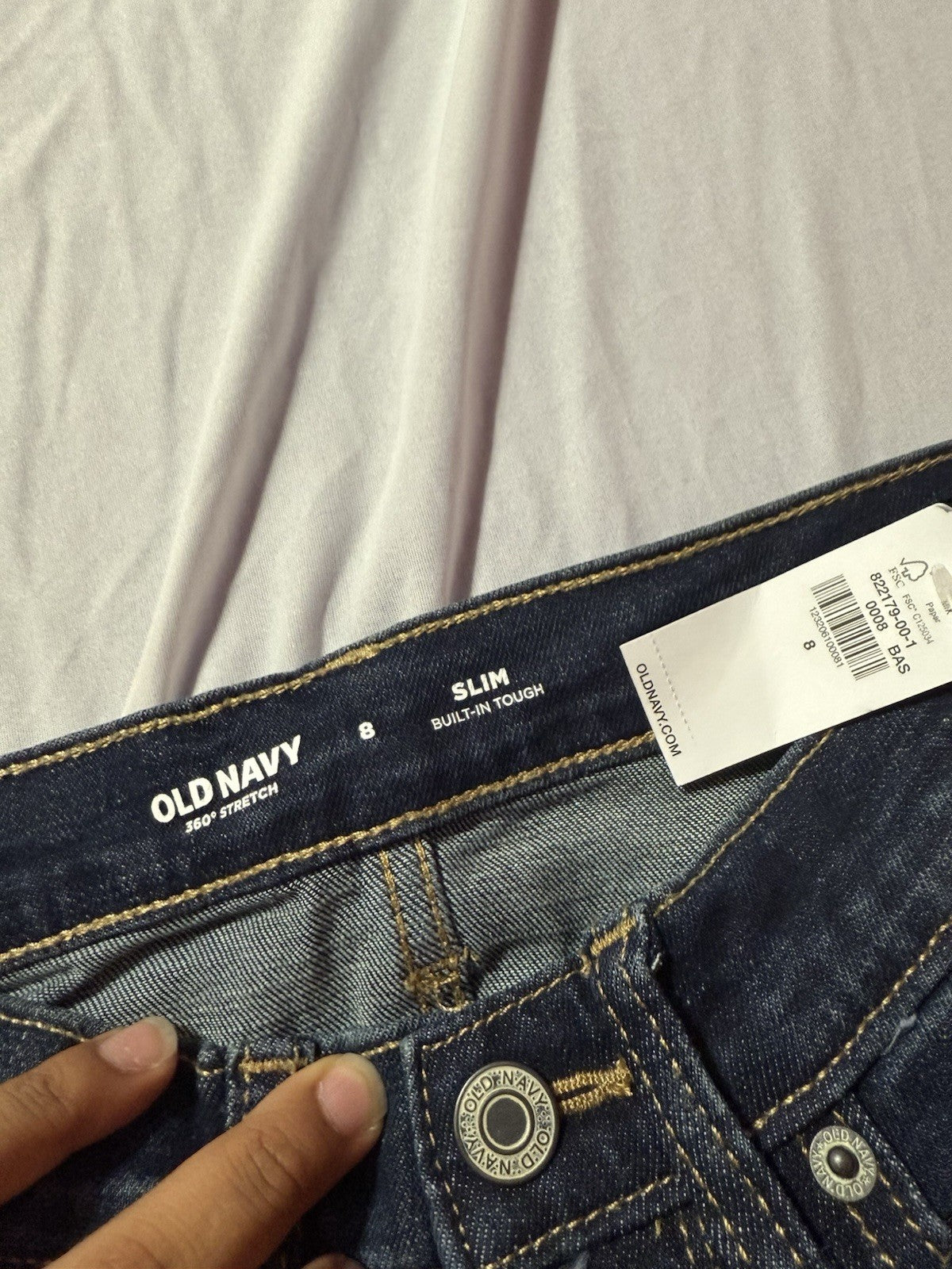 Old Navy Blue Jeans Girls Size 8 Slim, Great Quality, Lightly Worn, Great Deal