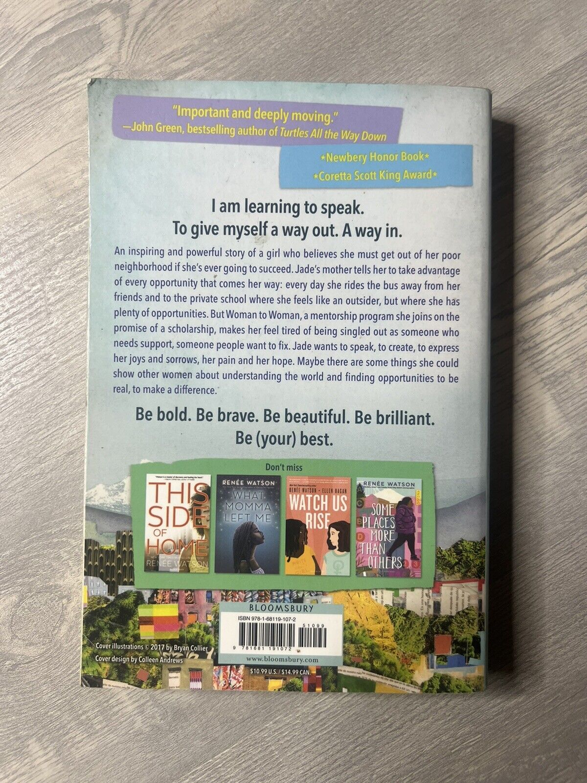 Piecing Me Together by Renée Watson (2018, Trade Paperback)