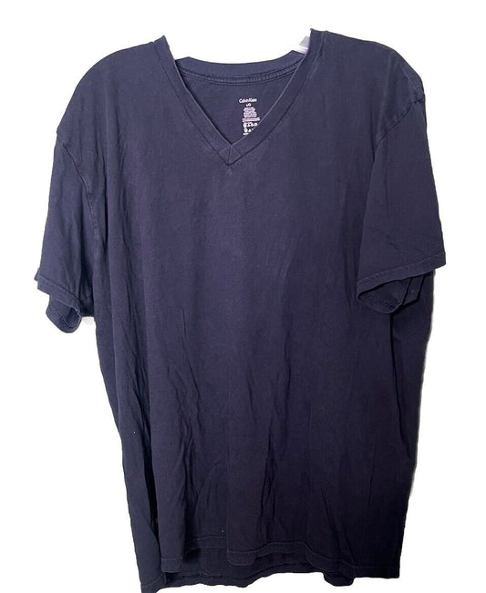 Calvin Klein Tee Shirt Men's Size Large Short Sleeve V Neck