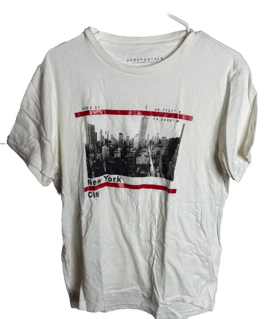 Aeropostale NY Athletic Short Sleeve Tee Men's Size Medium Y2K