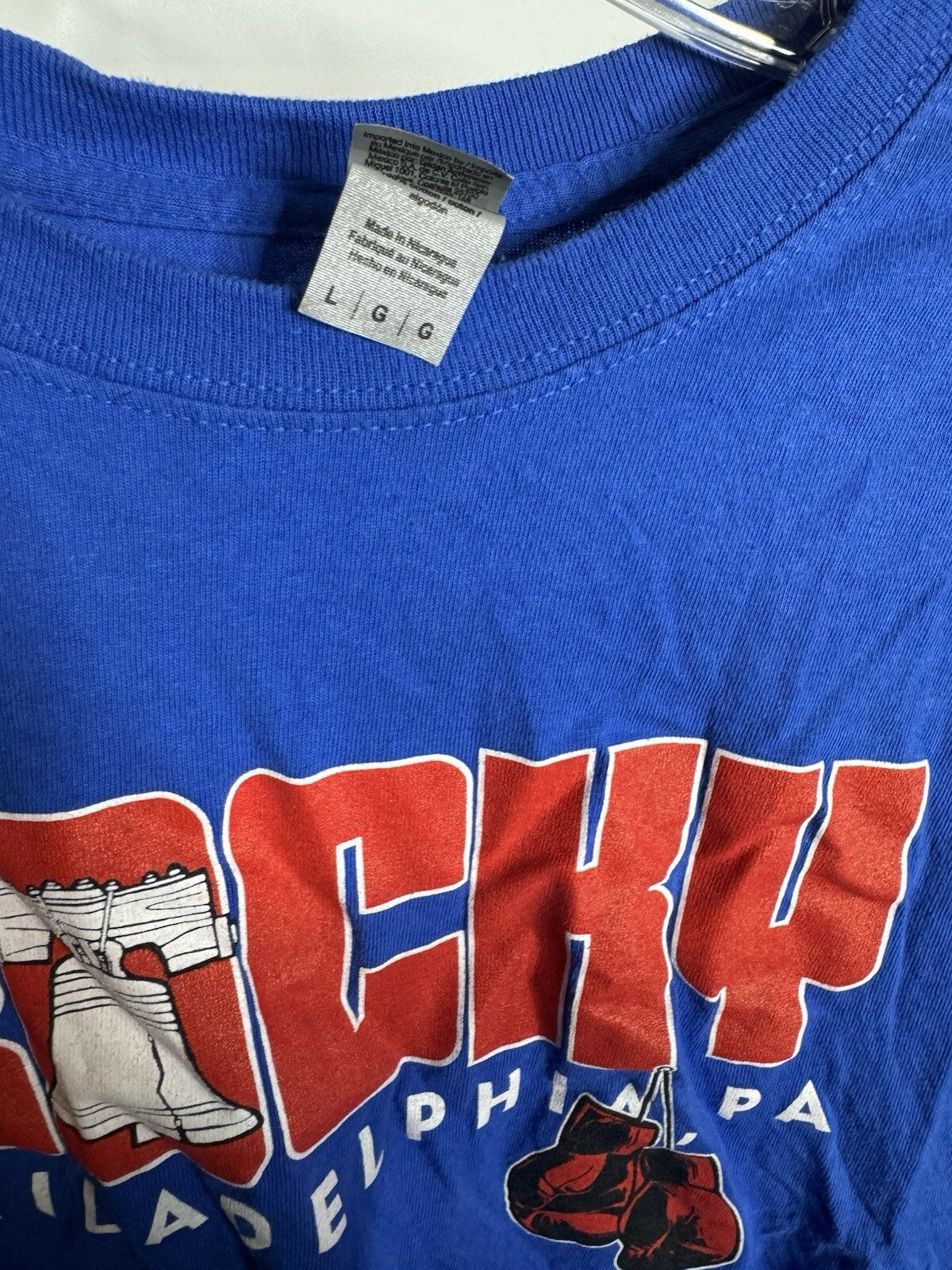 Rocky Movie T Shirt Mens Large Short Sleeve Philadelphia